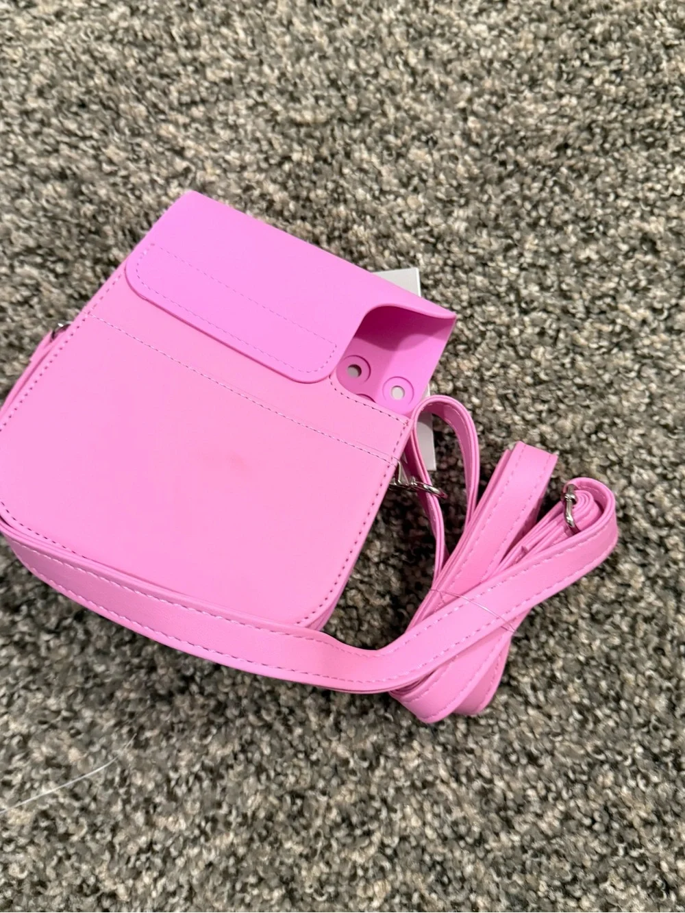 Pink Kids Camera Crossbody Bag